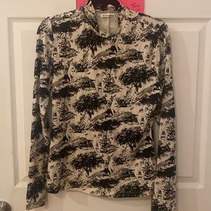 Reformation Patterned Turtleneck NWT